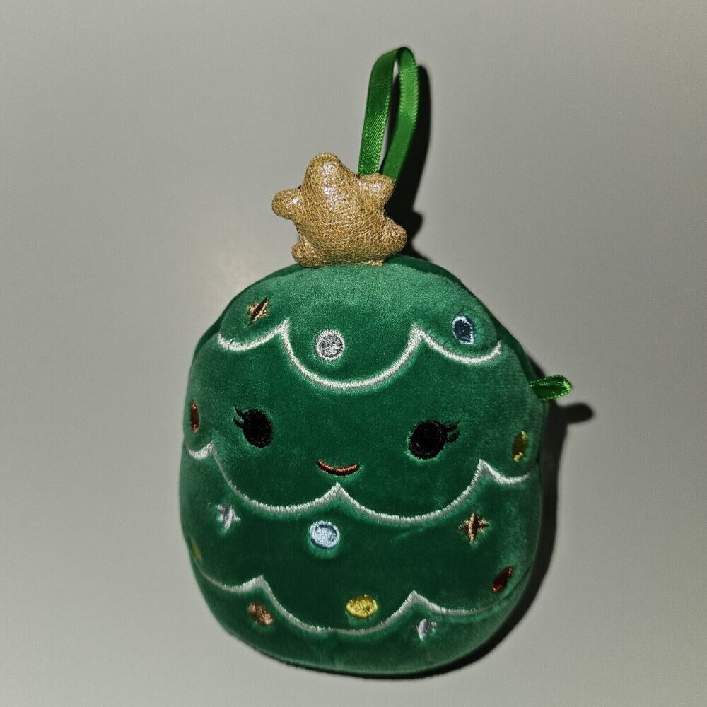 Squishmallows Plush Leama The Christmas Tree Ornament 4" Stuffed Toy
